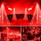 XTF2015 105ft 300 LED Christmas String Lights, End-to-End Plug 8 Modes Christmas Lights - UL Certified - Outdoor Indoor Fairy Lights Christmas Tree, Patio, Garden, Party, Wedding, Holiday (Red)